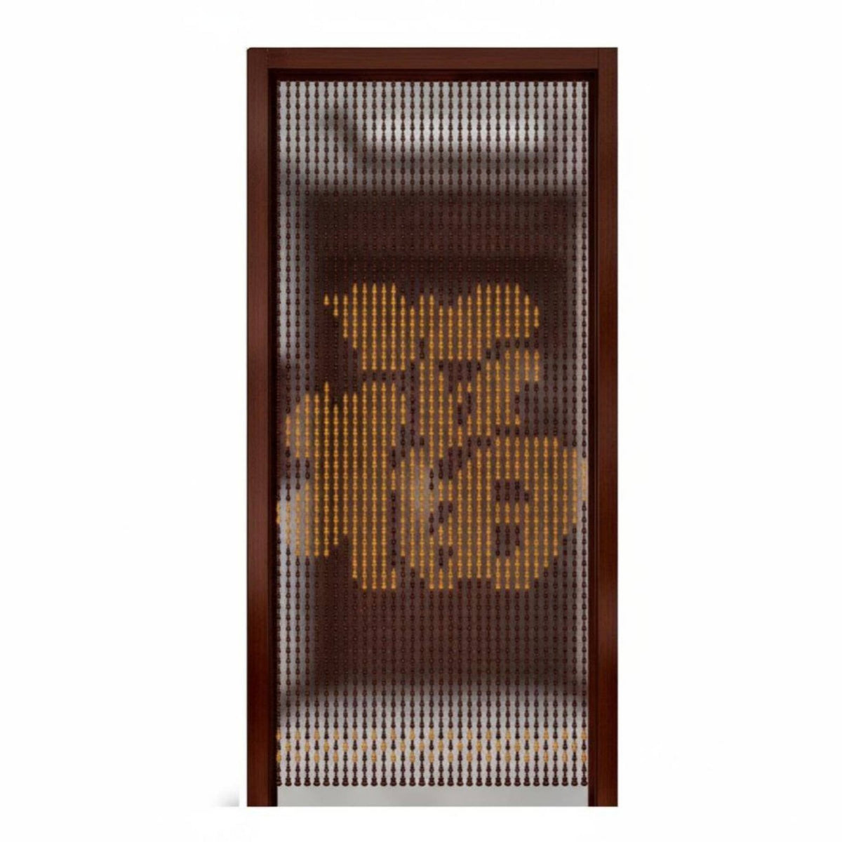 Gourd-Shaped Bead Door String Feng Shui Decor Hanging Partition for Homeowners