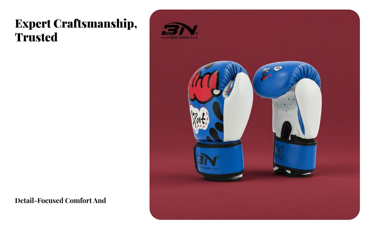 Long-Lasting Kids' Boxing Gloves Secure Wrist Support Kids Boxing Gloves Shock Absorbing Graffiti Sparring Mitts High-Density Foam for Beginners, Toddlers, Training, Muay Thai