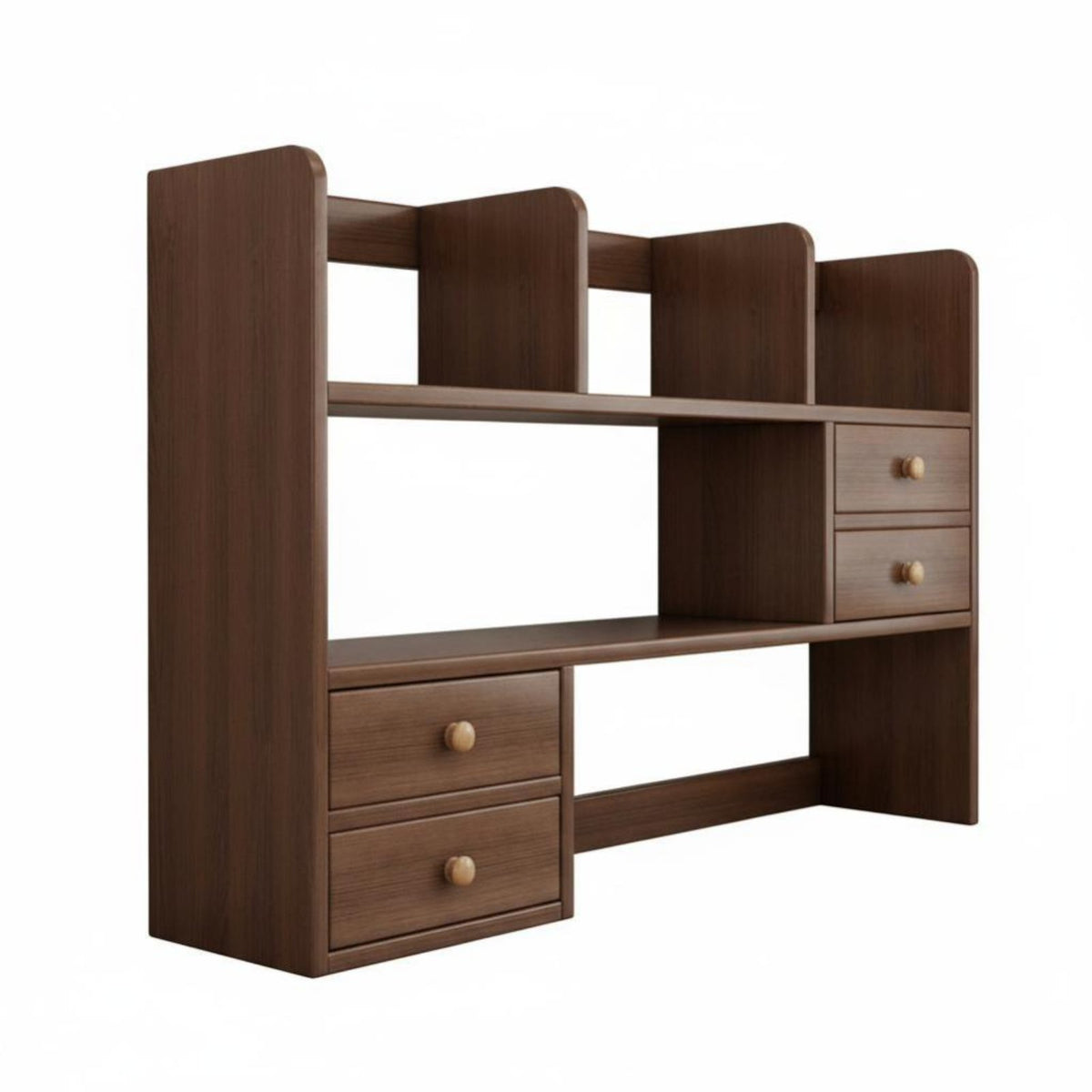 Desktop Organizer with Drawer Multitier Desktop Organizer with Drawers Space-Saving Easy Assembly for Children