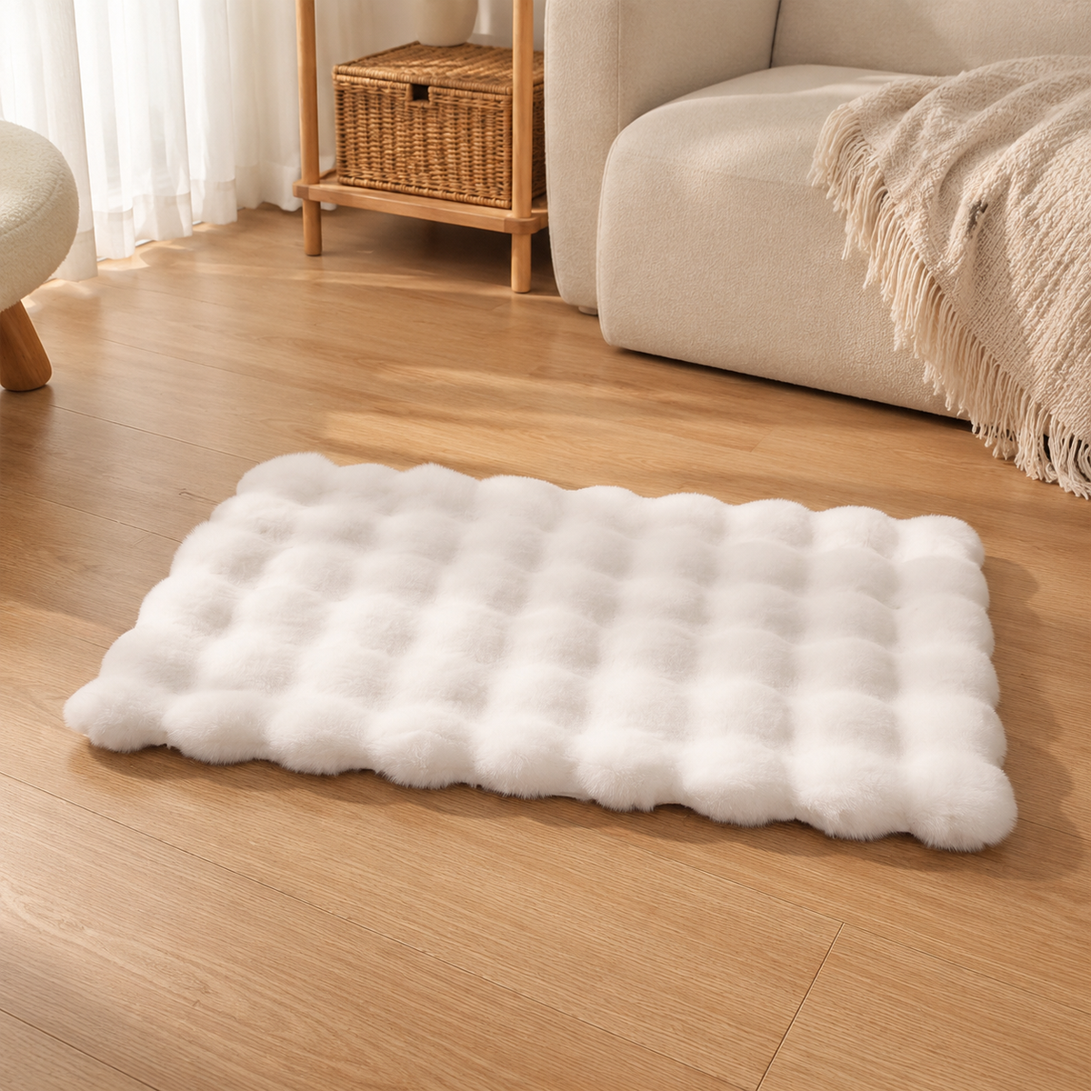 Pet Mat, For Dogs and Cats, Washable, Pet Care Mat, Cushioned, Warm, Rectangular, 50x35cm, Non-Slip, Small Dogs, Indoor, Puppies, Senior Dogs, For Caregiving