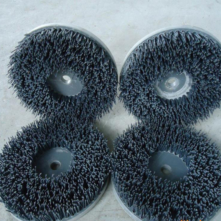 Custom Abrasive Wire Polishing Brush for Metal Deburring and Rust Removal, Silicon Carbide Grinding Brush