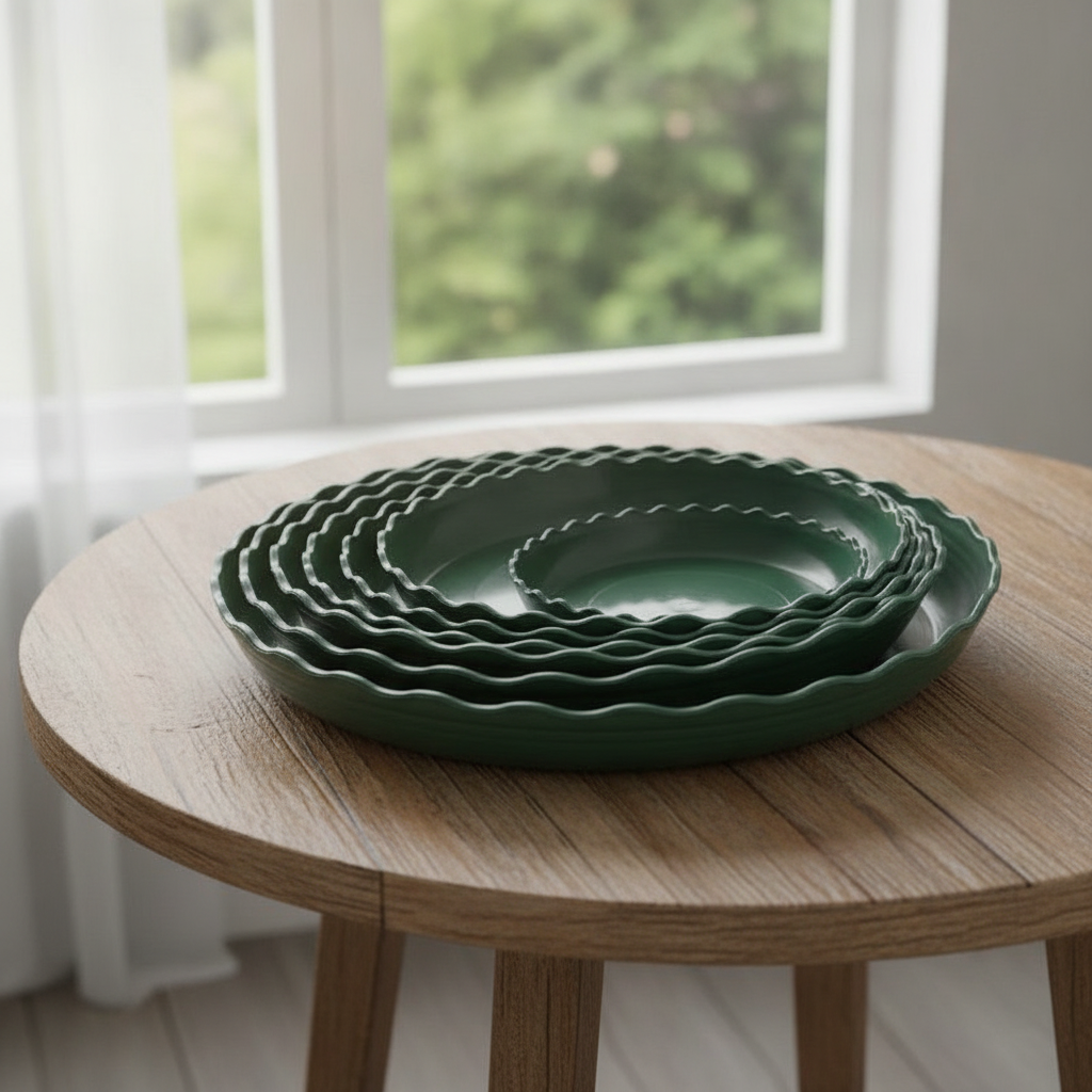 Thickened Round Plastic Plant Pot Saucer Tray for Gallon Pots