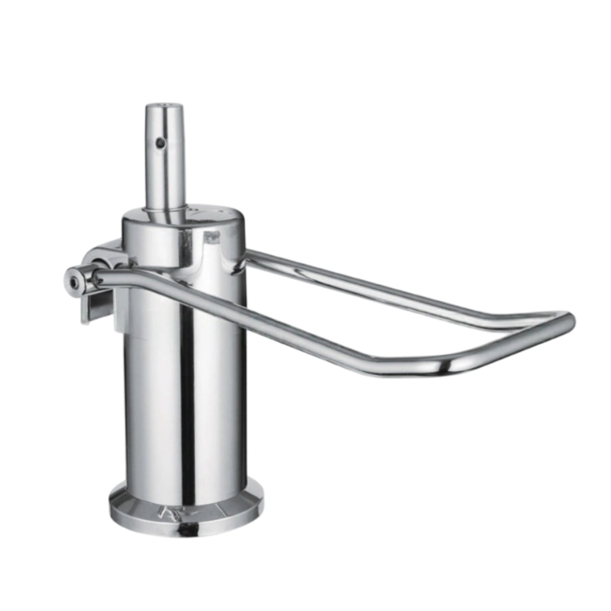 Salon Chair Hydraulic Pump Chrome-Finished Hydraulic Lift Mechanism Vertical Hardware for Hair Stylists