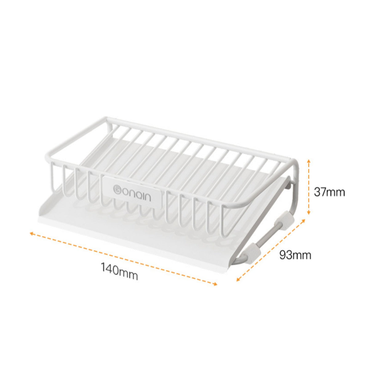 Draining Soap Dish Drainage Design Bathroom Storage Space Saving for Washstand