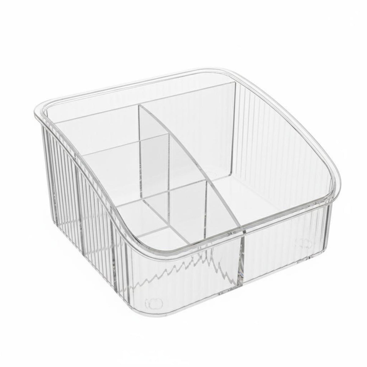 Multi-Compartment Cosmetic Case Transparent Design Multi-Compartment storage organizer