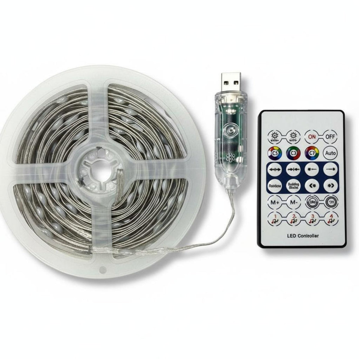 RGB LED String Lights DIY Patterns Music Sync LED Lights Controller Control