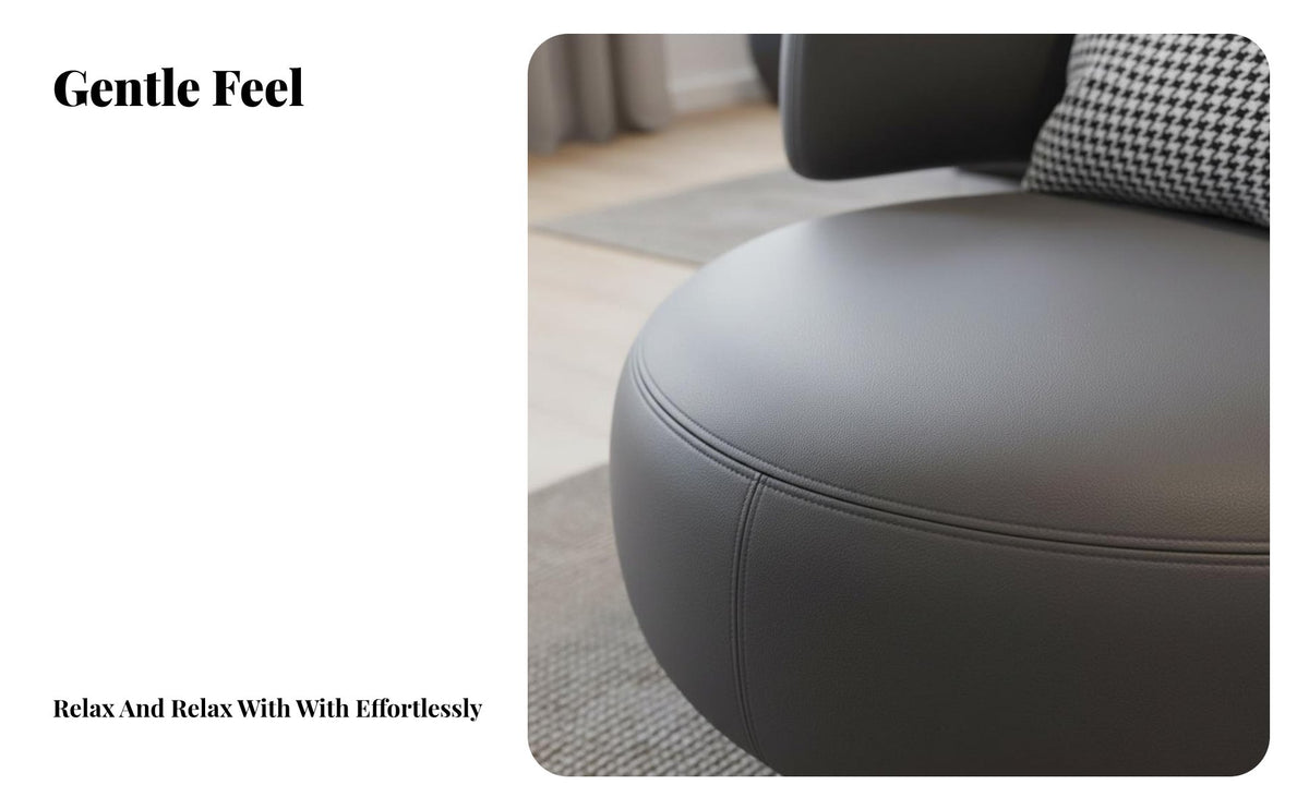Modern Design Swivel Armchair Thick Seat Cushion Patterned Swivel Armchair High-Density Foam Lounge Chair Breathable Textile for Readers, Interior Decorators, Homeowners, Living Room, Bedroom, Reading Nook, Home Not Onice
