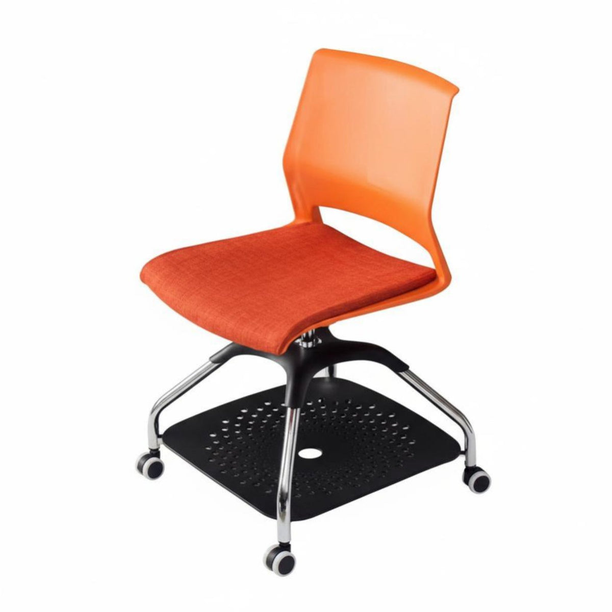 Rolling Chair with Tablet Supportrest Multi-Functional Wheeled Chair with Writing Tablet Space-Saving Design Ergonomic