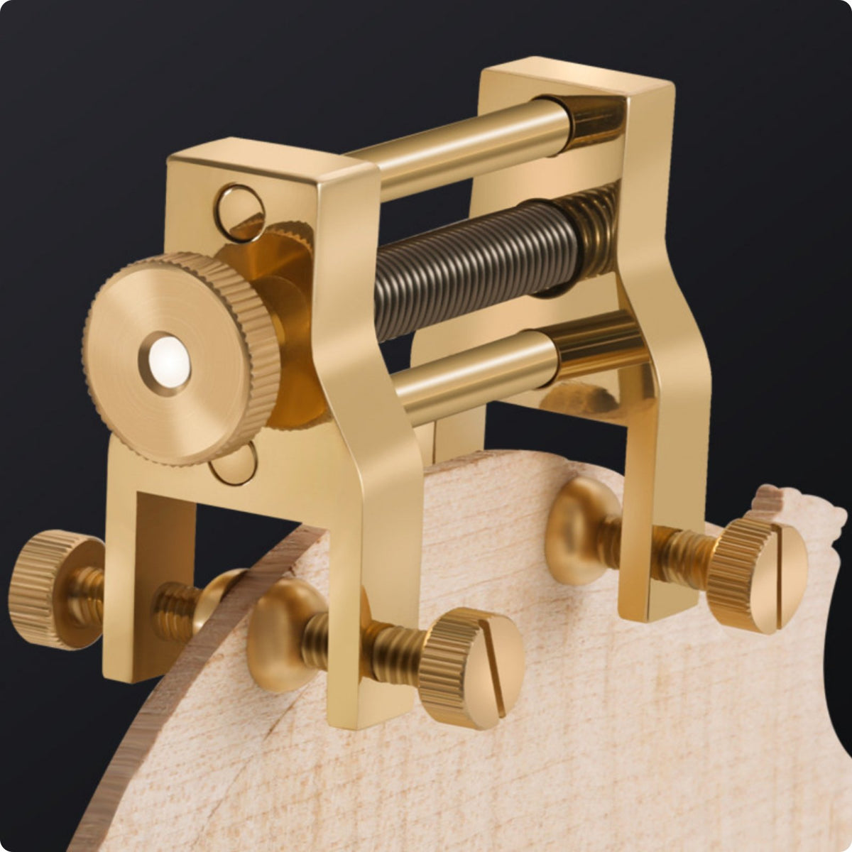Violin Seam Clamp Brass Violin Gluing Clamp Double Sided Music Tool for Luthiers, Workshop