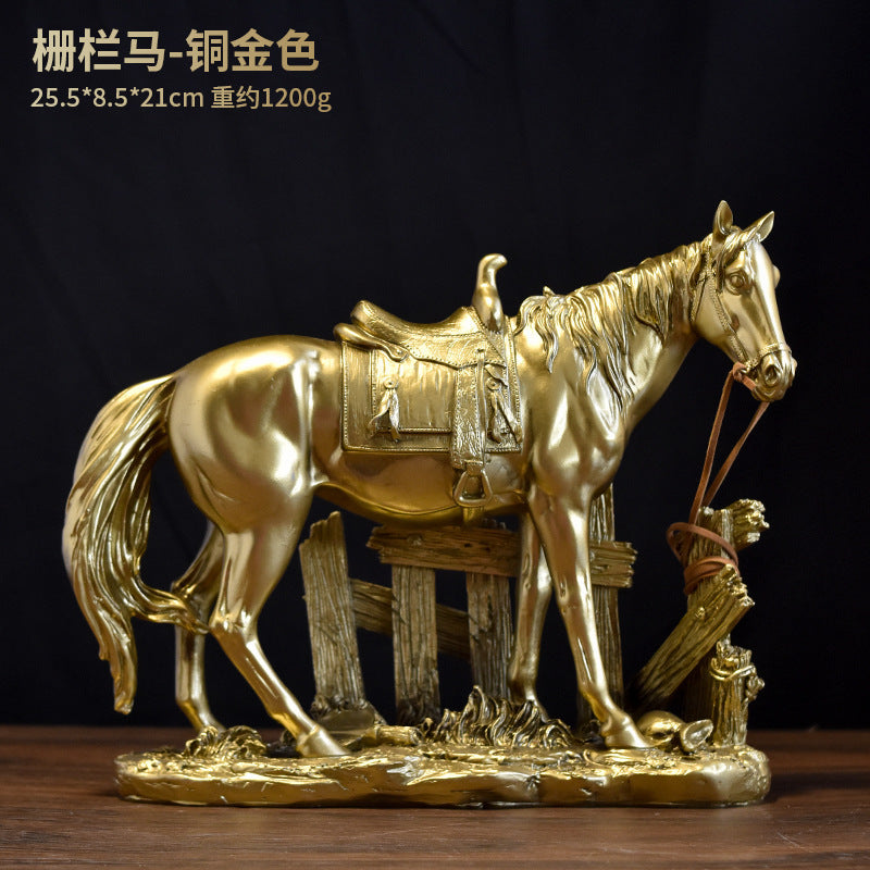 Fence Horse Bronze