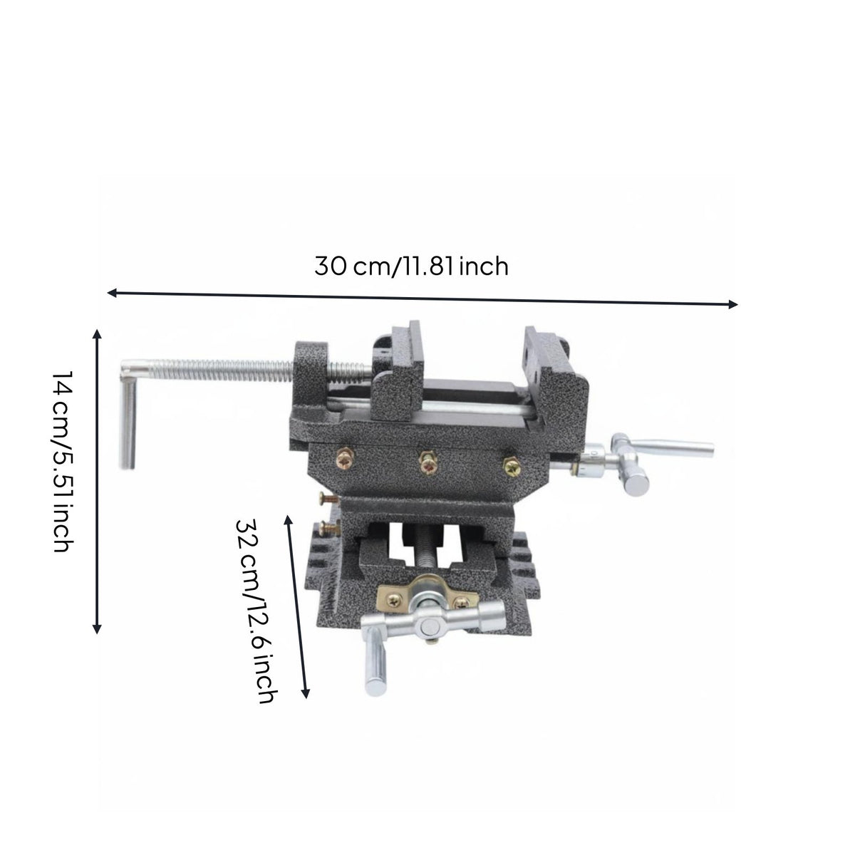 Cross Slide Vise Adjustable Workshop Tool Exact for Professionals