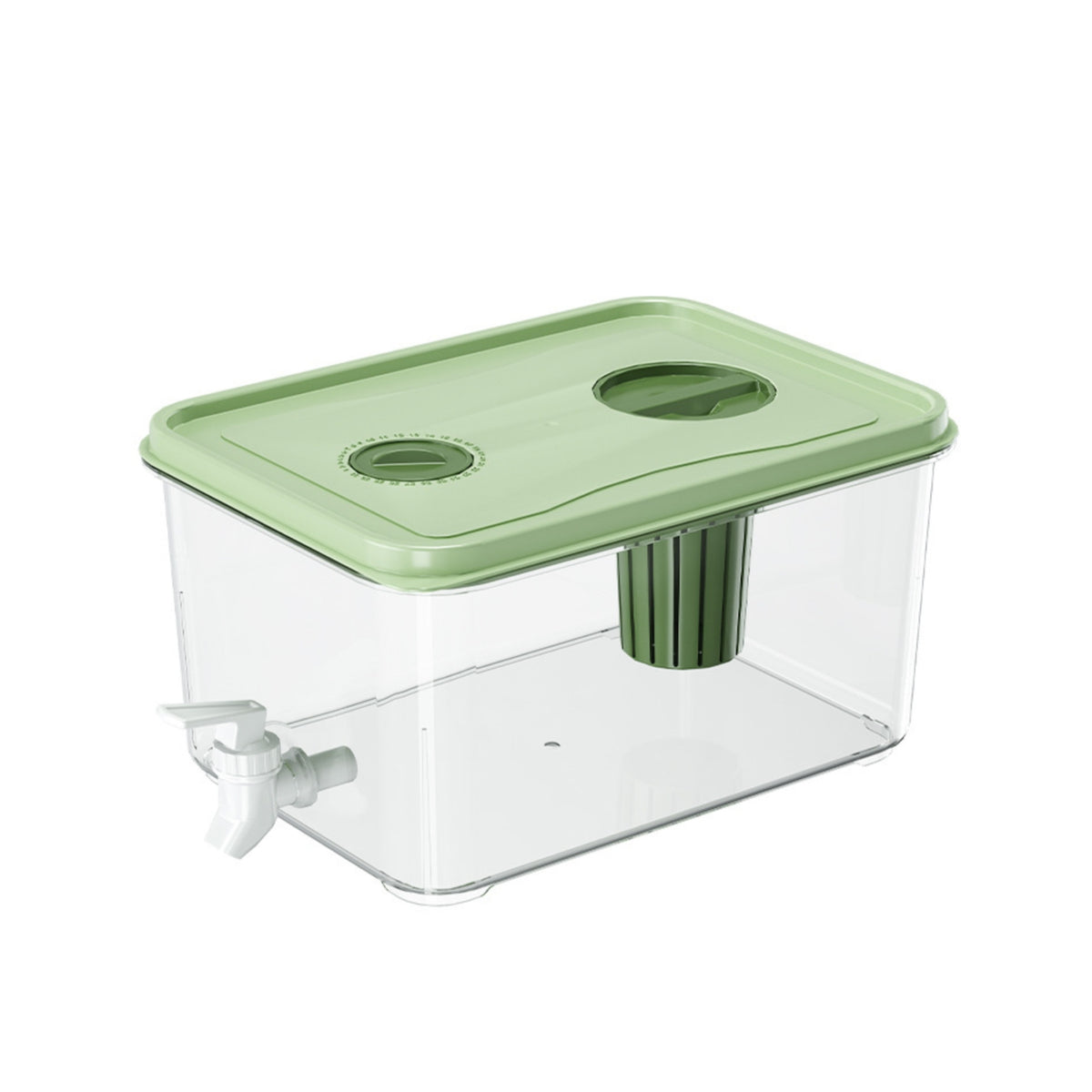Refrigerator-Safe Fridge Drink Dispenser BPABPA-Exempt Beverage Dispenser with Tap Food-Grade Pitcher with Spigot Clear for Tabletop, Party