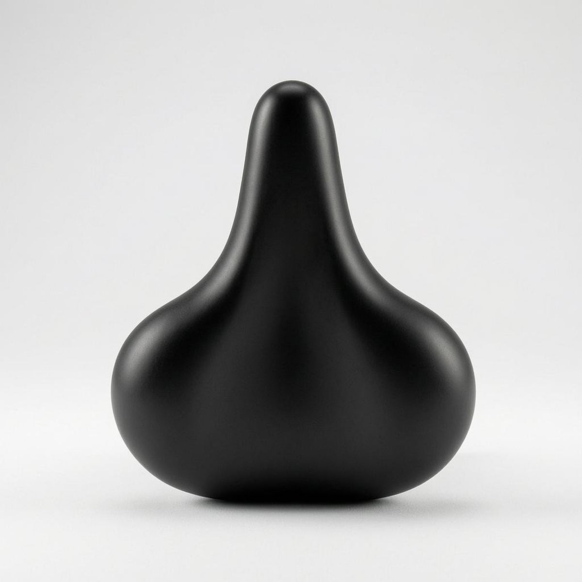 Shock-Absorbing Saddle PVC Leather Wide Bike Seat Steel Support Ergonomic Bike Seat