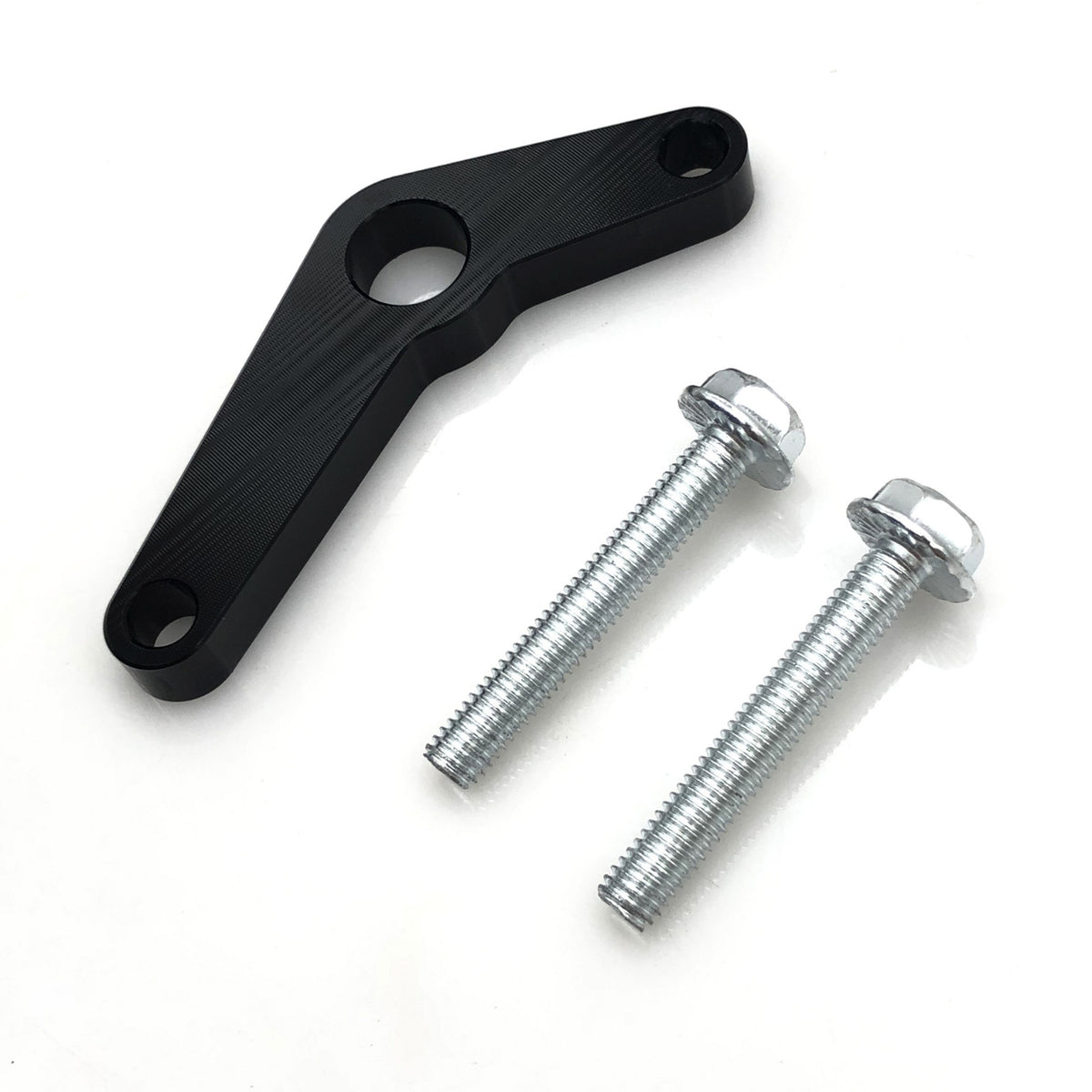 Machined-Metal Lever Plate with Bolts Bolt-on Motorcycle Modification Bracket Slim Motorcycle License Plate Bracket Compact