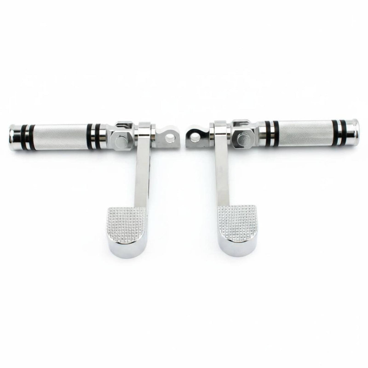 Motorcycle Pedal Extension Set Anti-Slip Surface Motorbike Foot Peg Extension Kit Wear-Resistant