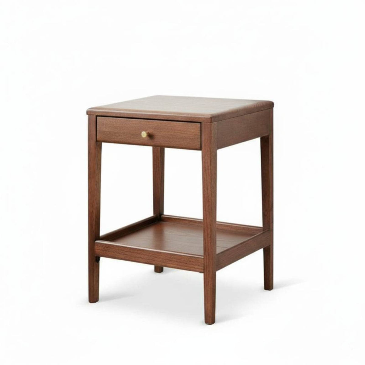 Narrow Nightstand Versatile Design Narrow Nightstand with Drawer Large Capacity
