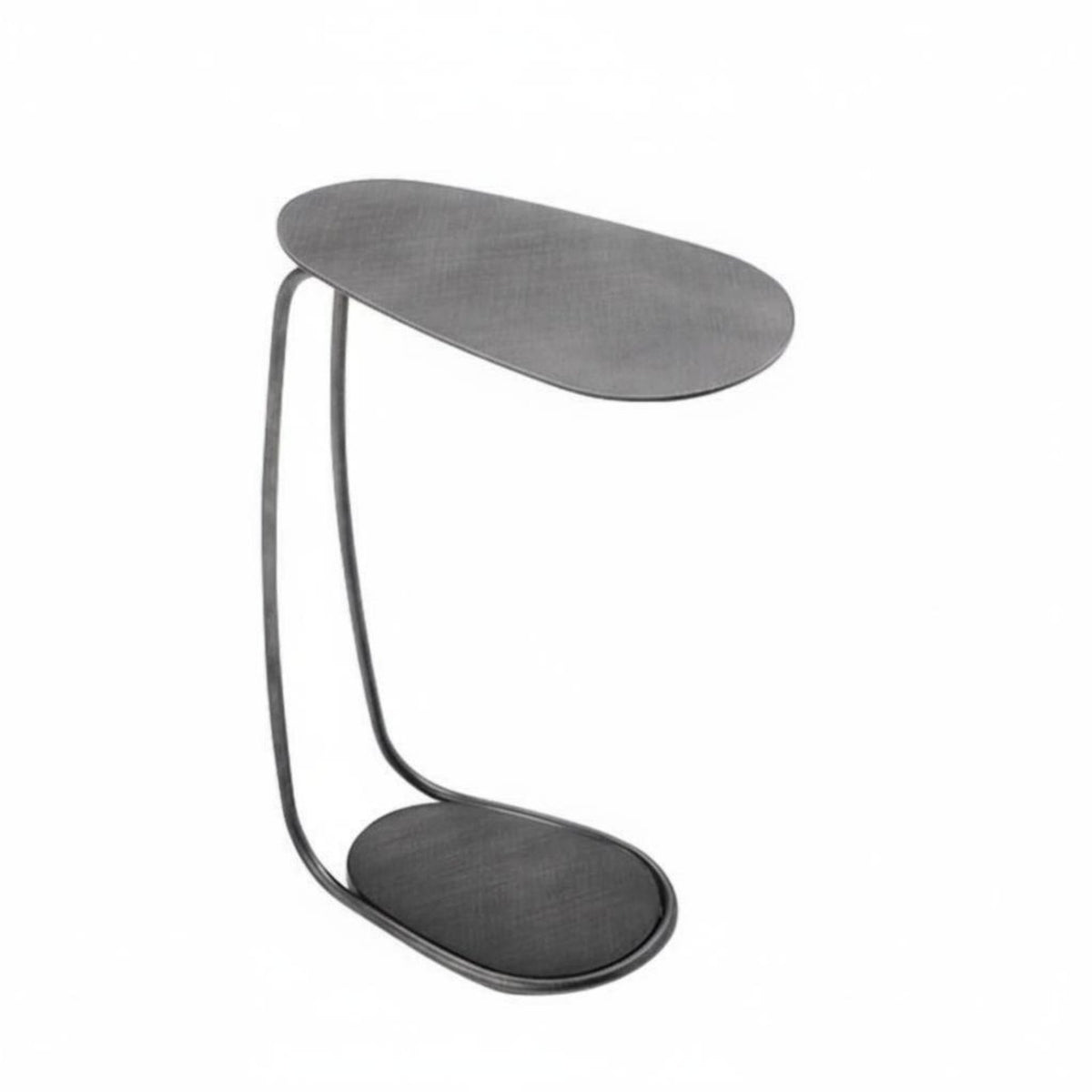 C-Shaped Couch Table Narrow silhouette C-Shaped Snack Table Light Luxury Aesthetic