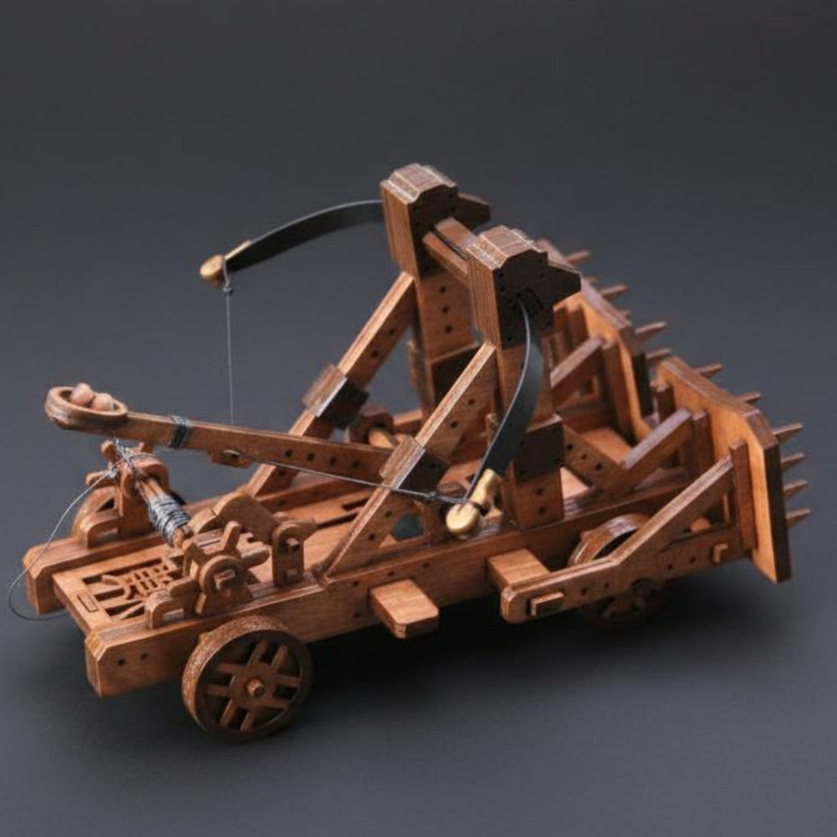 Ancient Chinese Chariot Model Historical Reproduction for School Project