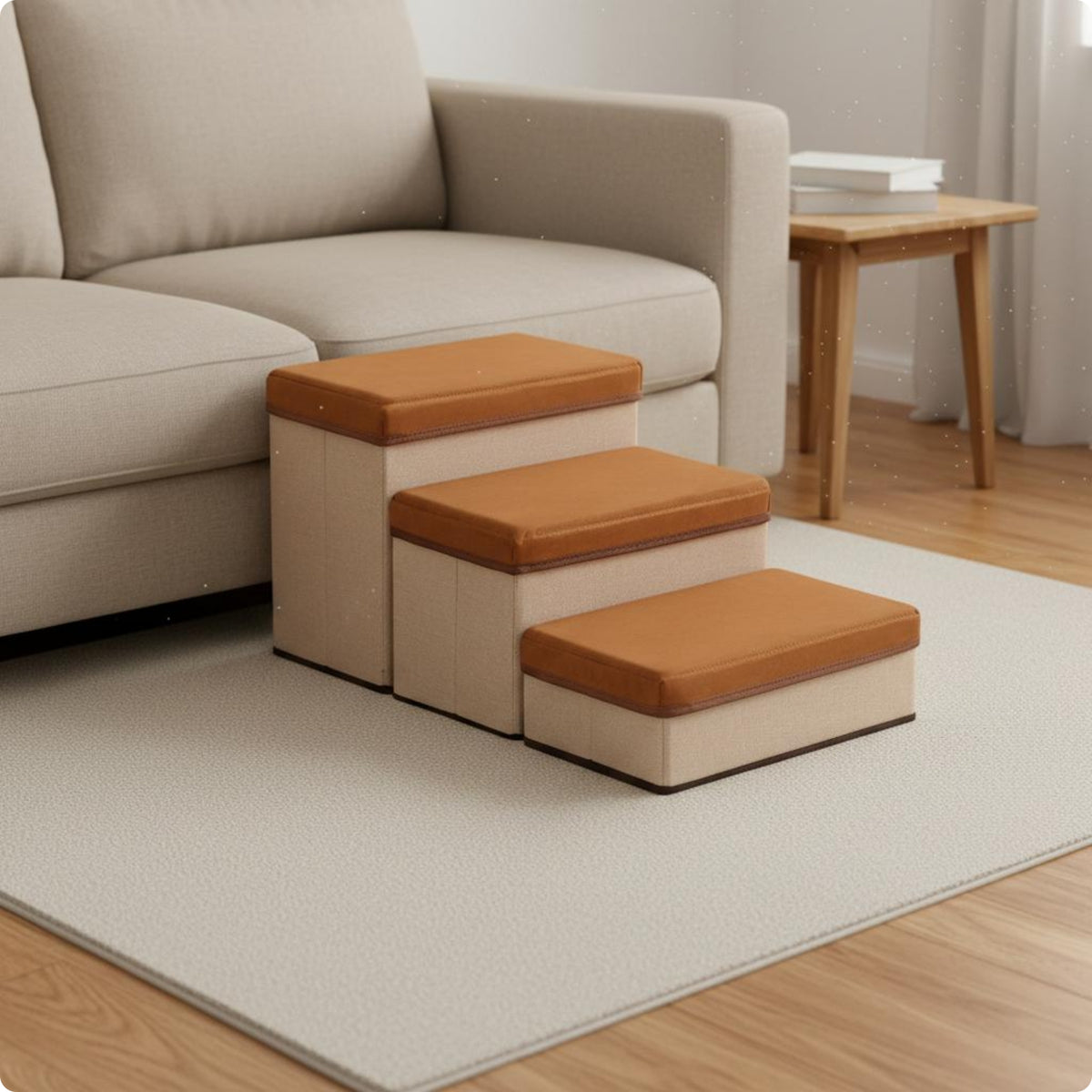 Pet Steps Boxy Pet Stair Step Non-Slip for Sofa, Pets