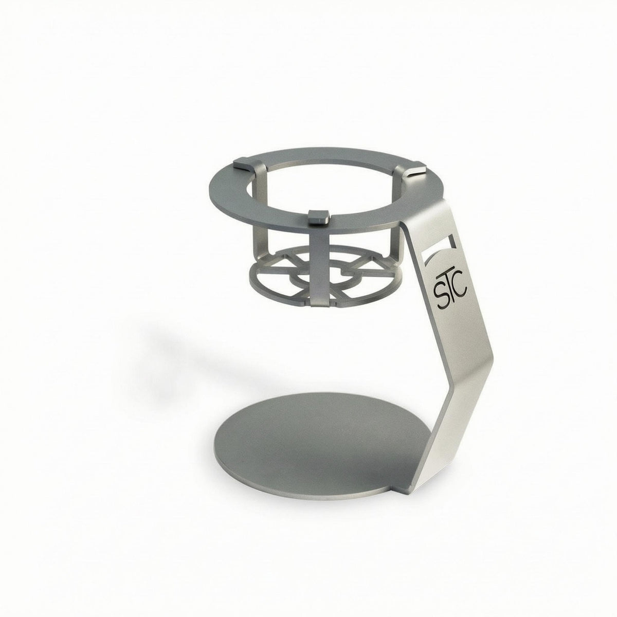 Silver Finish Turkish Coffee Stand Round Base Stainless Steel Coffee Stand