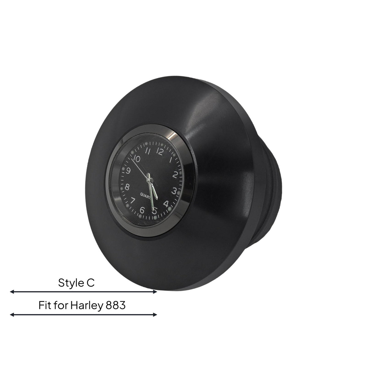 Easy Installation Fuel Fuel Reservoir Cap with Clock for Harley Owners