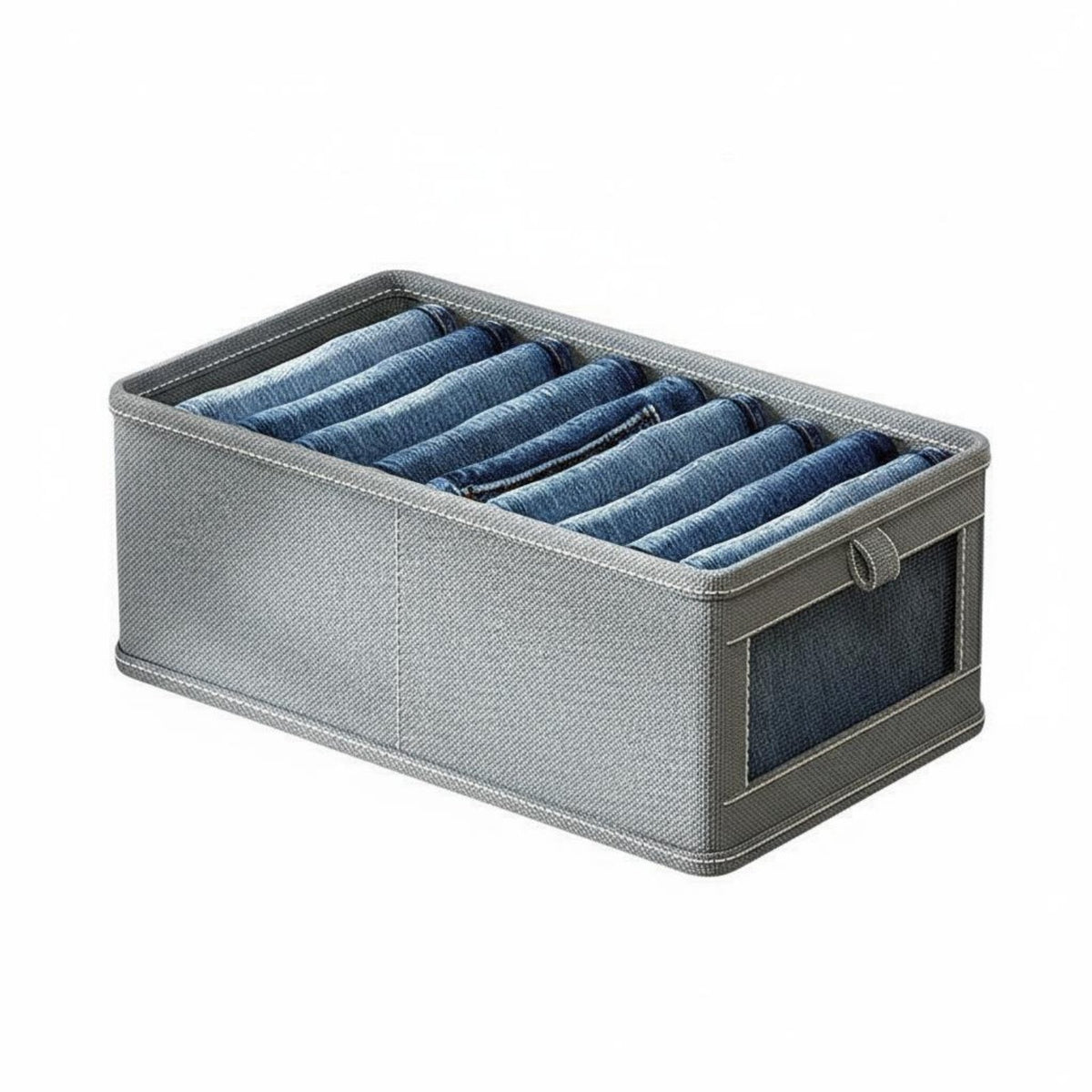 Large Capacity Foldable Clothes Storage Box Space-Saving Foldable Clothes Organizer Sturdy Frame for Students, Homeowners