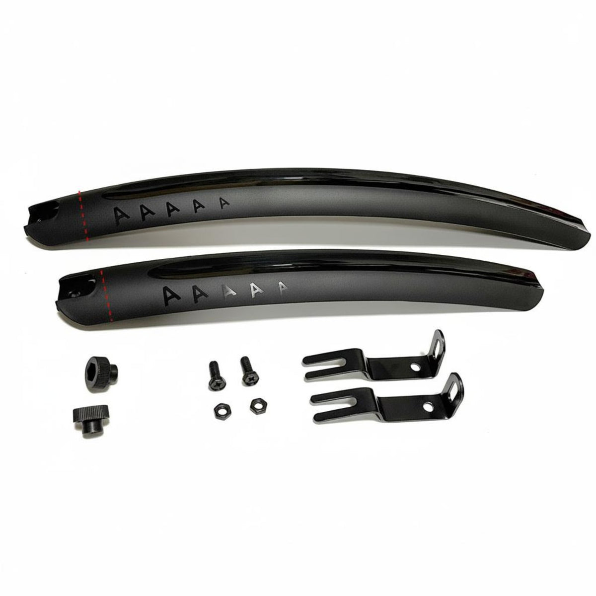 700 Mm Wheel Bike Fenders Sleek Design Quick Release Cycle Mudguards High Toughness Quick Release Cycle Mudguard for Wet Roads, Commuting