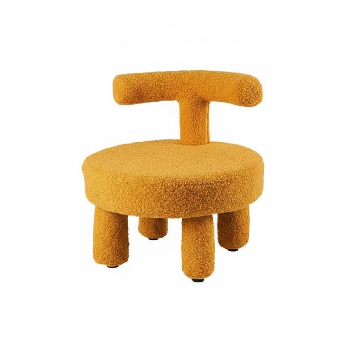 Sheep-Shaped Ottoman With Backrest Accent Furniture Nordic design Soft Upholstery for Homeowners, Interior Designers, Nursery