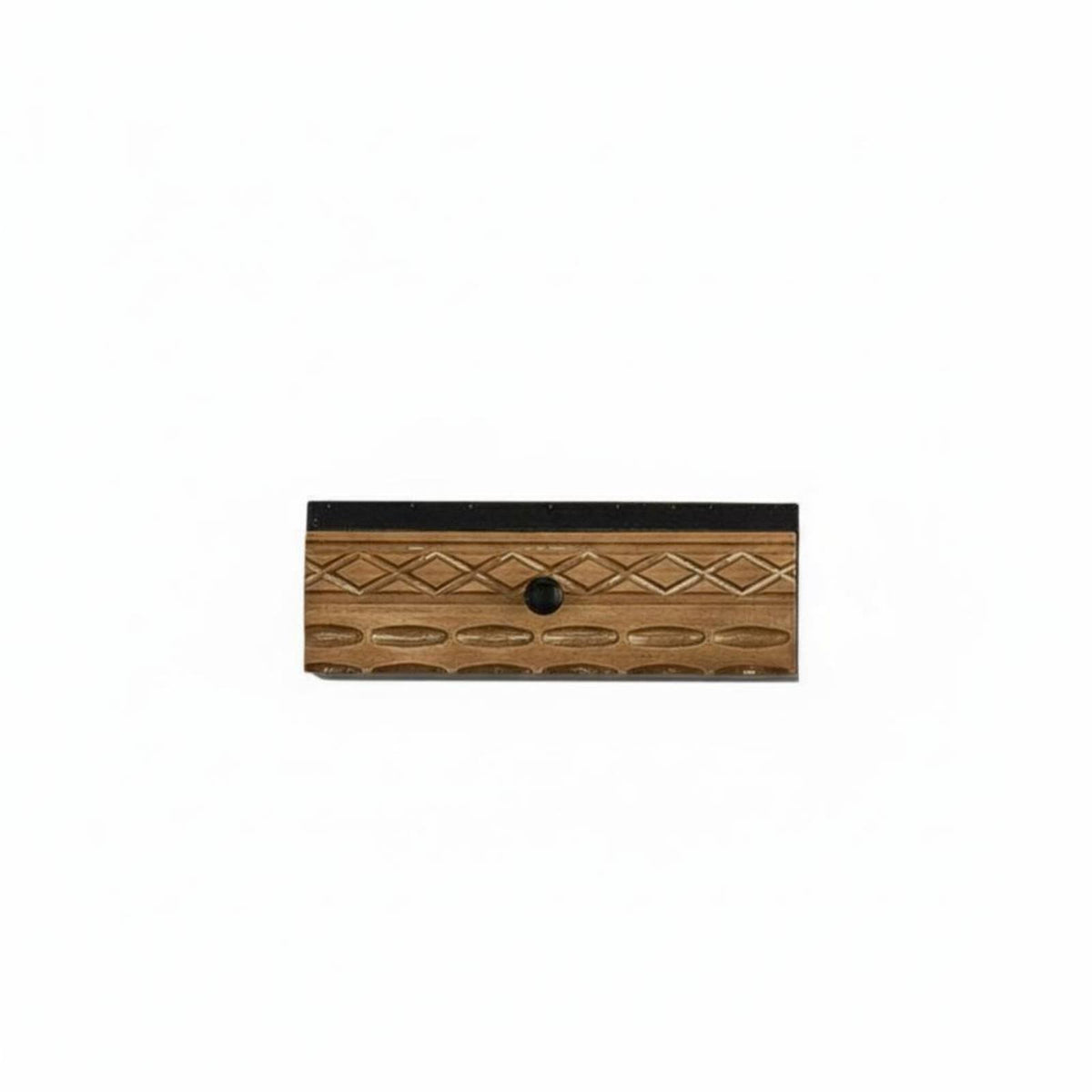 Carved Drawer Shelf Space Saving Floating Shelf Assembly Retro Design