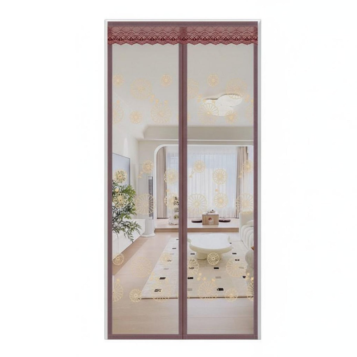 attractive Screen Door auto-sealing attractive Closure Screen Handscostless Entry