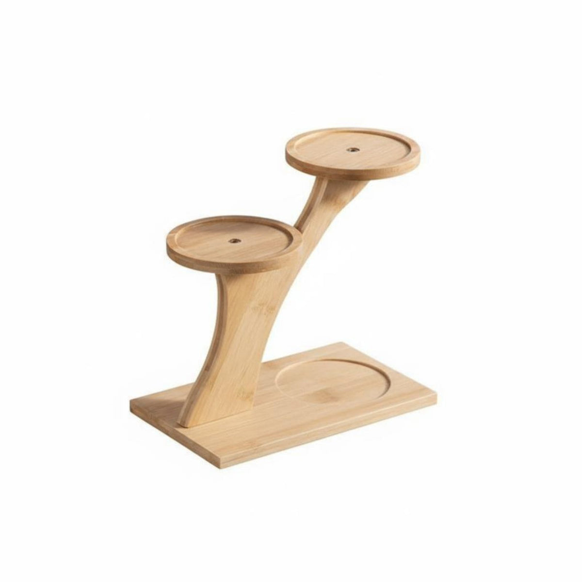 Multi-Level Succulent Rack Staggered Levels Multi-Tier Tabletop Stand for Desk