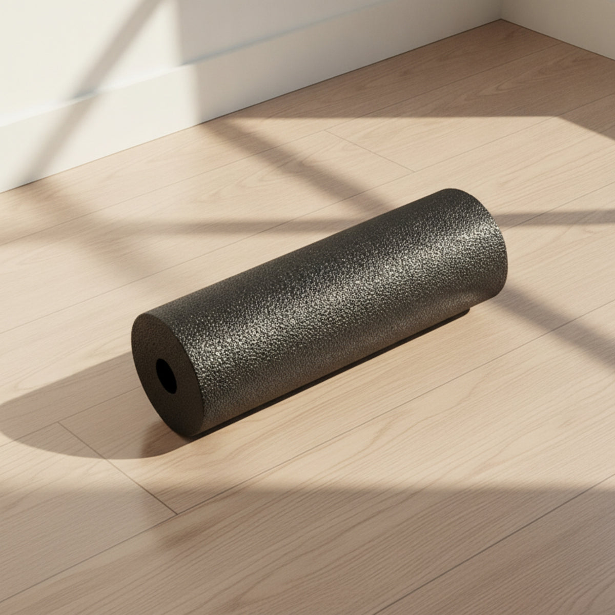 High-Density Expanded Polypropylene Foam Roller Hollow Roller with Textured Surface Lightweight Compact for Fitness, Self-Massage
