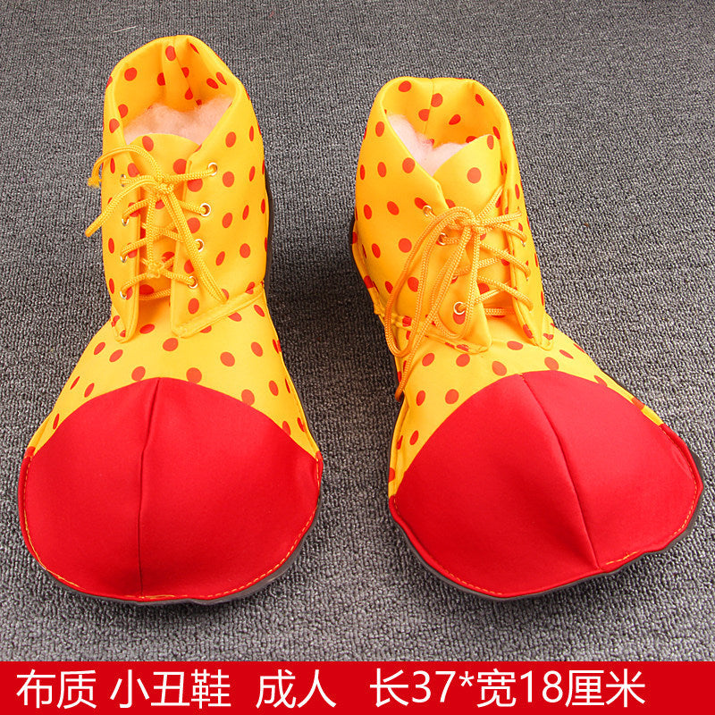 小丑道具表演演出聚会道具海棉塑胶红鼻子小丑油彩面具彩色爆炸发