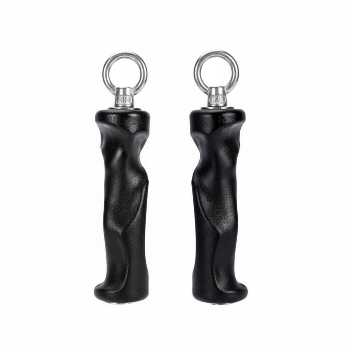 Multi-Functional Contoured Grip Handle Stainless Steel Lat Pulldown Grip Wear Resistant Fitness Equipment Accessory for Gym
