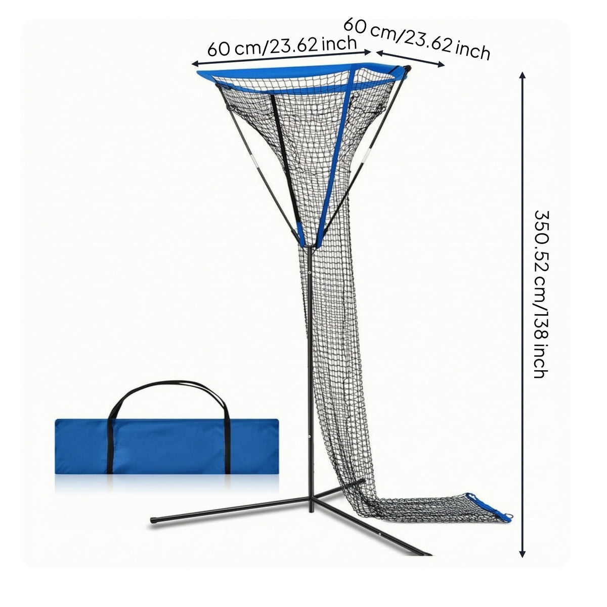 Volleyball Training Net Stand Sturdy Volleyball Training Net with Carry Bag Heavy Duty for Coaches