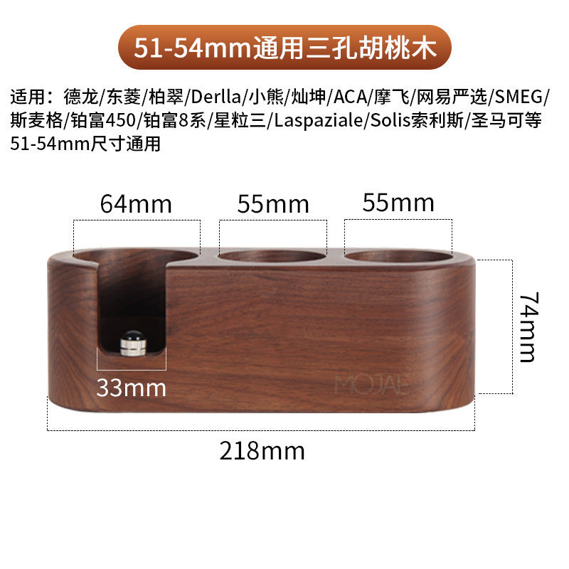 Walnut / 51-54mm 3-hole