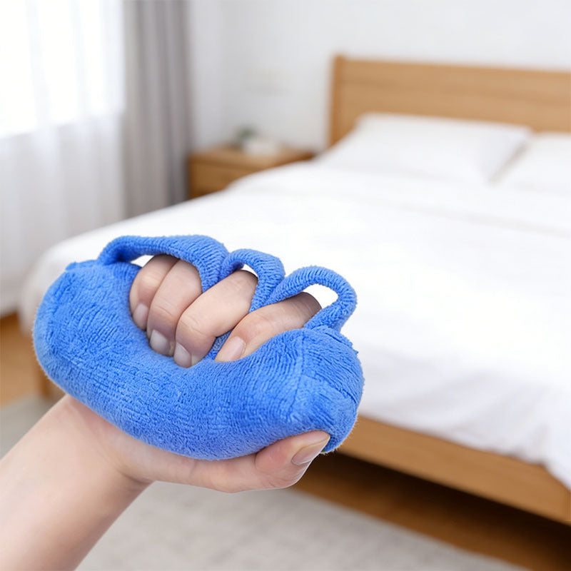 Hand Grip Pad and Finger Separator for Bedridden Elderly Care