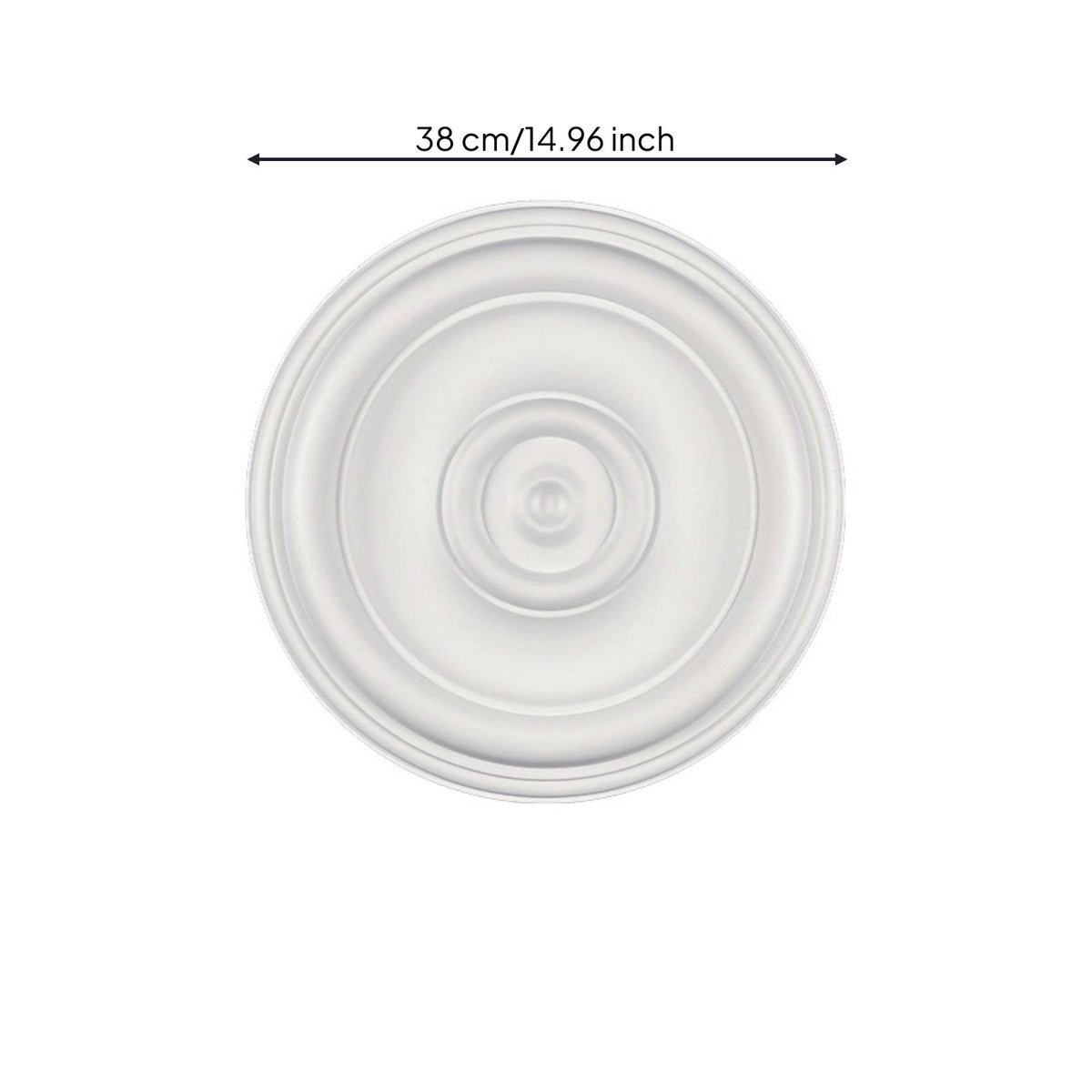 Round Ceiling Medallion European Design Decorative Light Base Waterproof