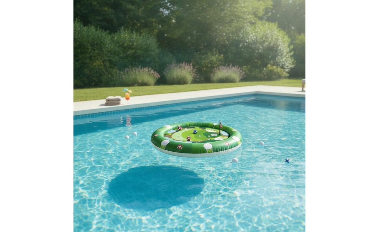 Stable Floating Golf Chipping Game Portable Golf Target with Flag Lightweight Toy Competitive for Family
