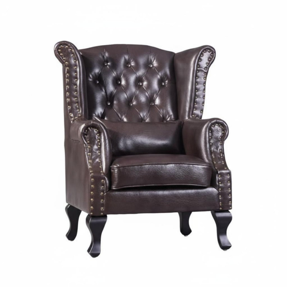 sheltered armchair Chair timeless design Upholstered sheltered armchair Armchair Retro Design High spine for Living Room