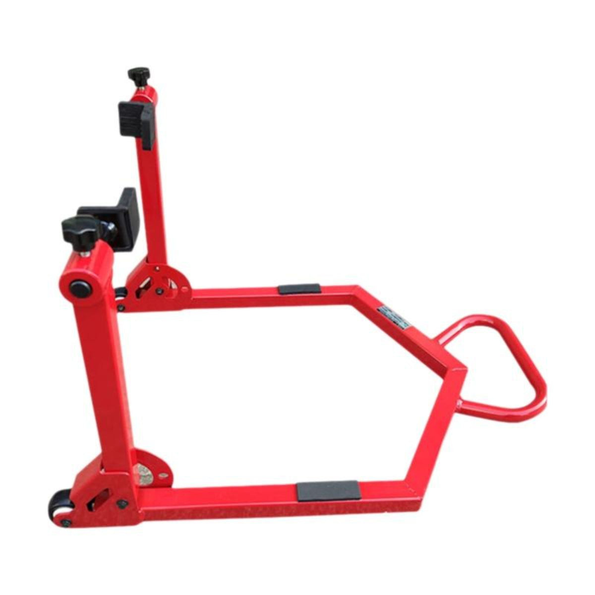 Foldable motorcycle rear stand