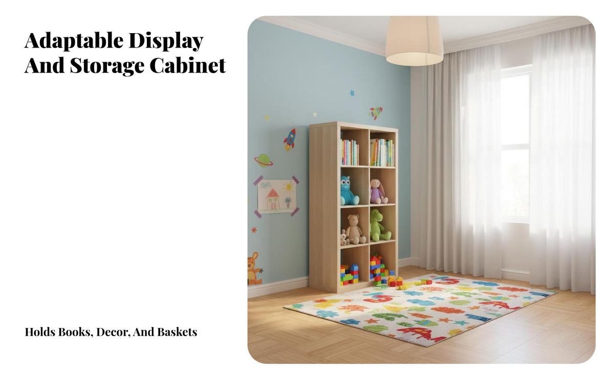 Freestanding interlocking Cube Organizer adaptable Use shelving unit Openrear design Shelving Unit Easy Assembly for Book Lovers, Homeowners, Kid's Room, Bedroom, away fromice, Entryway