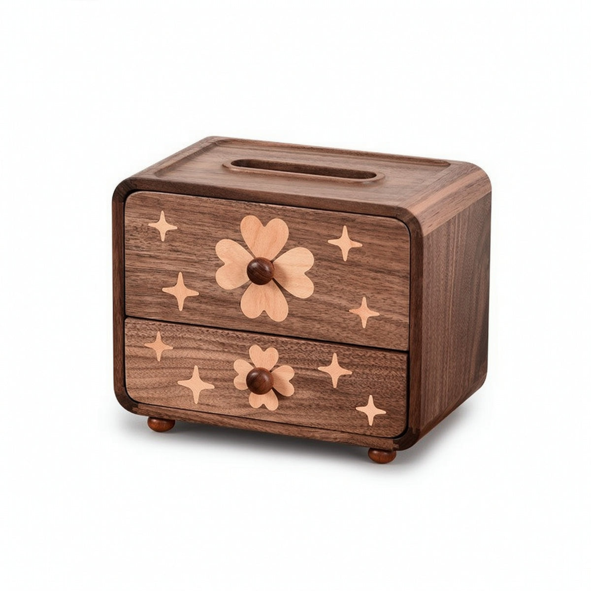 Tissue Box with Opening Aesthetic Tissue Box Cover with Base Decorative for Desktop, Living Room, Bedside Table