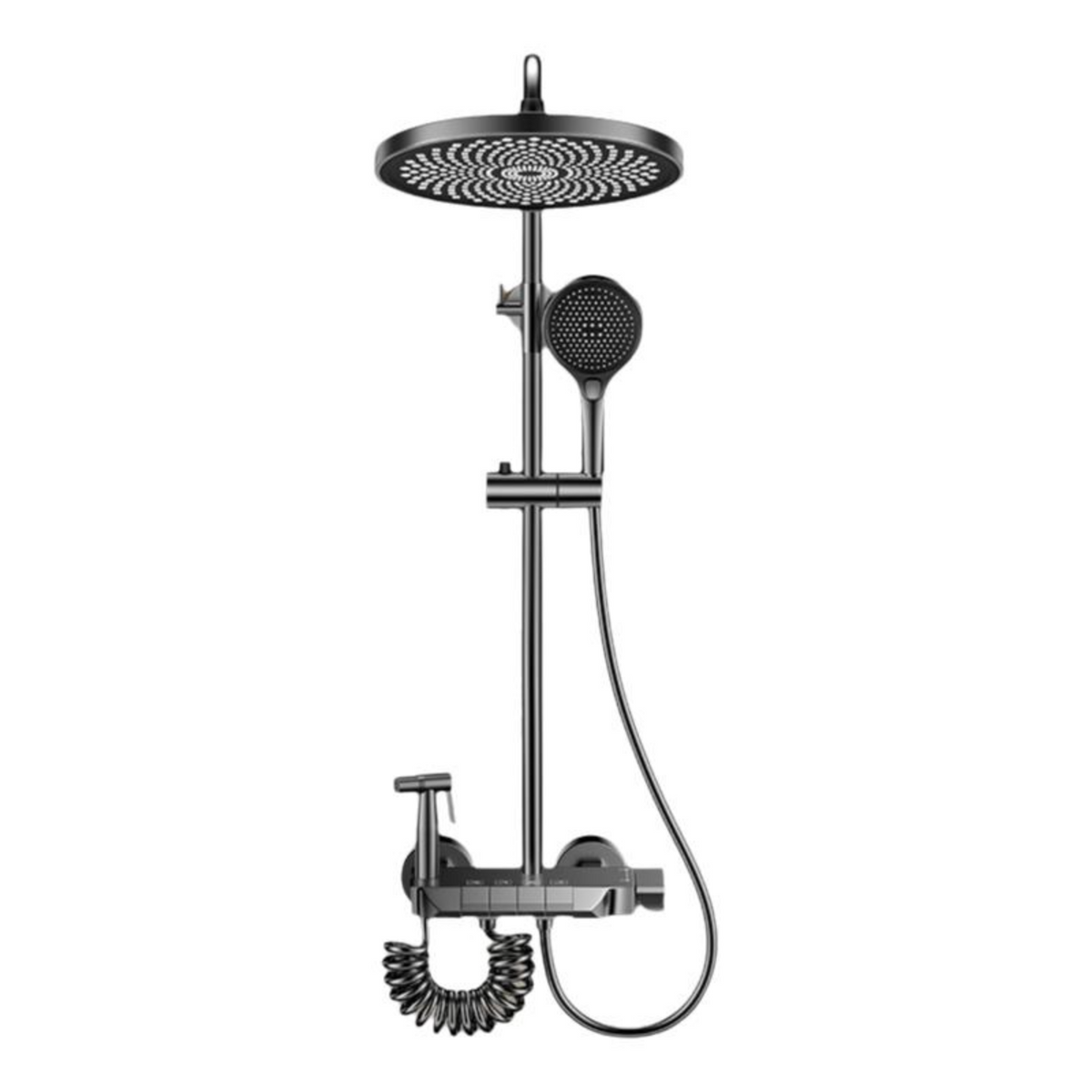 Brass thermostatic shower, rainfall head