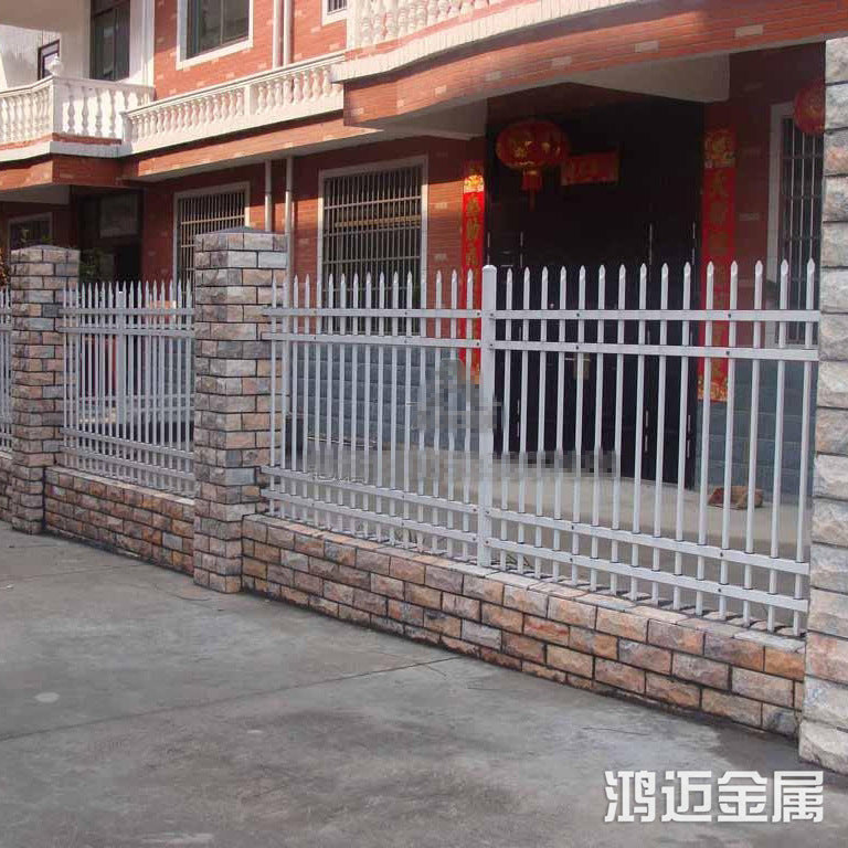 Cast Aluminum Wall Fence Road Guardrail with Four Horizontal Bars