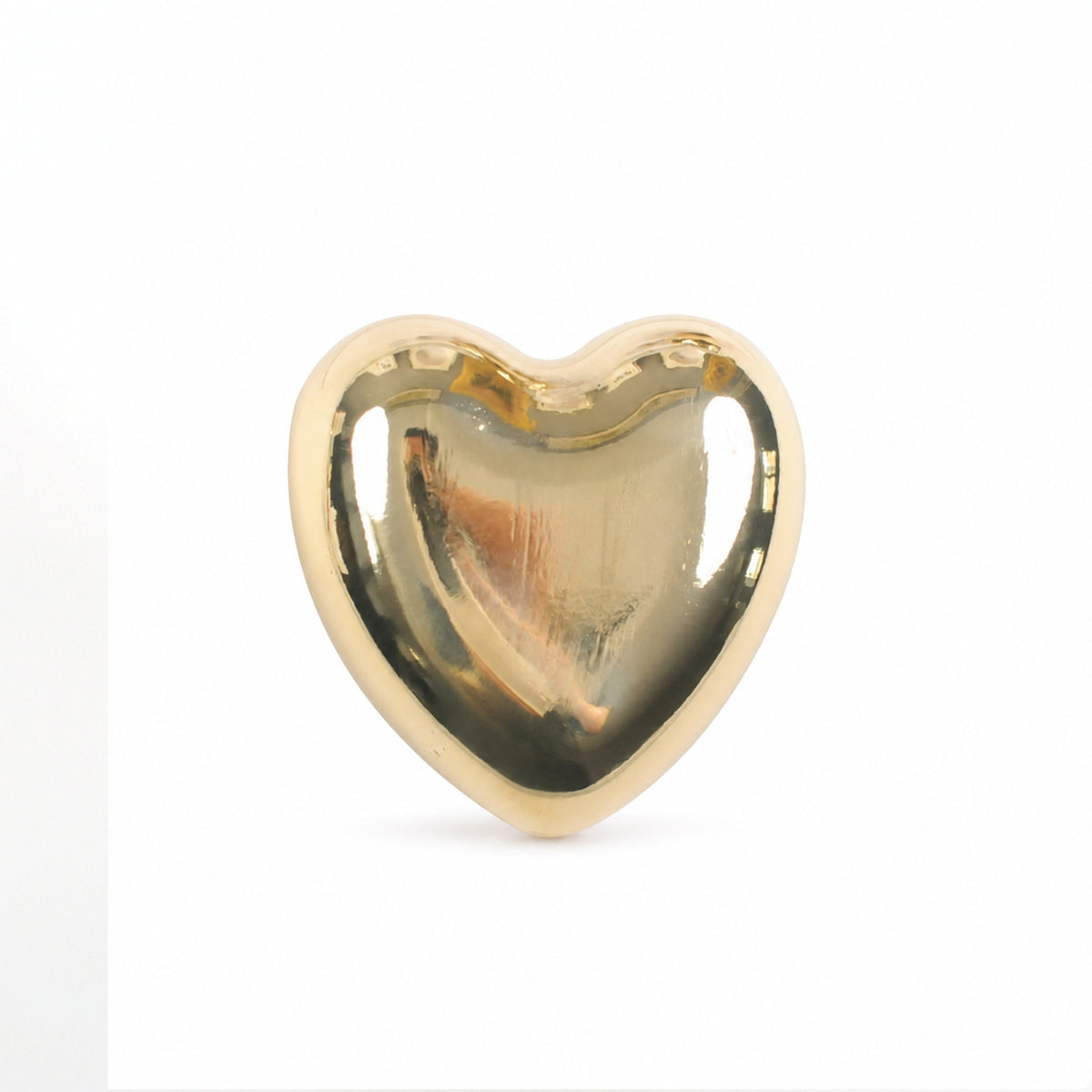Heart Ornament Tabletop Accent Sculpted for Minimalists