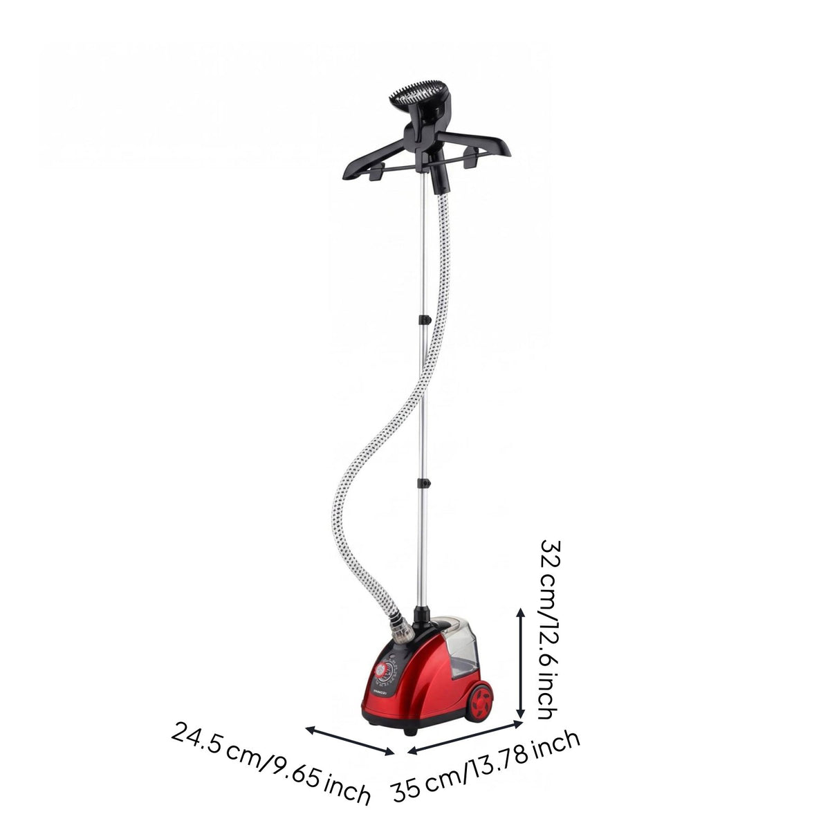Handheld Garment Steamer Fast Heating Vertical Clothes Steamer Folding Steam Iron Detachable Water Reservoir Household Appliance