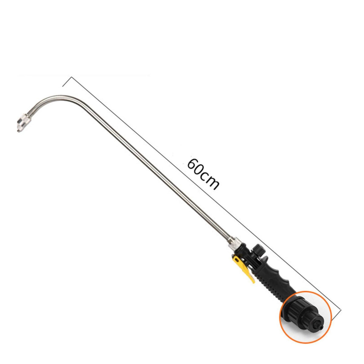 Non-Slip Grip Car Wash Spray Safety Trigger Lock Adjustable Nozzle Spray for Homeowners, DIY Enthusiasts, Driveway Washing