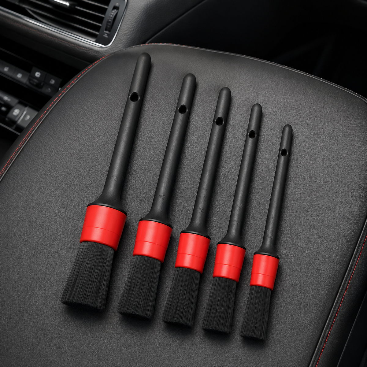car detailing brush set