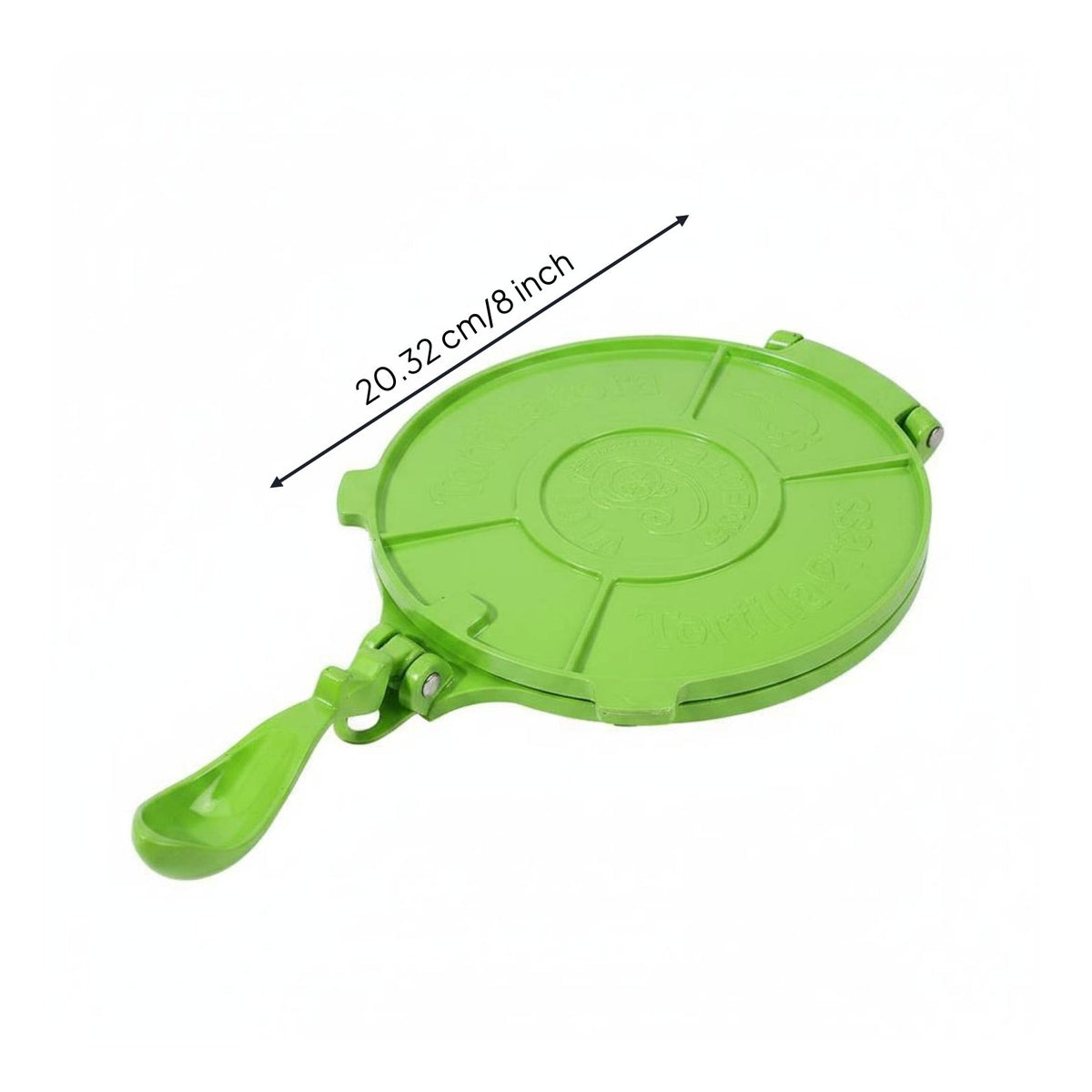 8 Inch Tortilla Press Sturdy Metal Body Flatbread Press Traditional Design